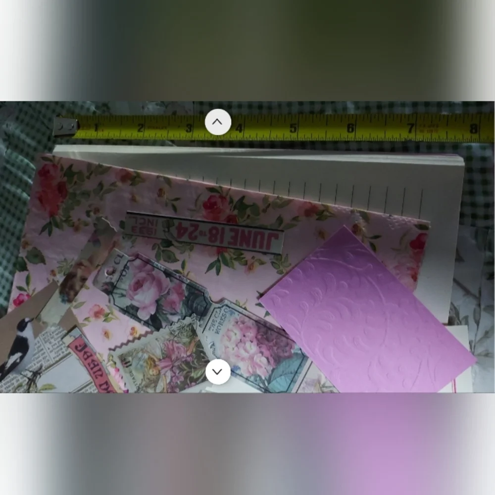 Pink Floral Mixed Paper Journal Kit – Pink Accents
